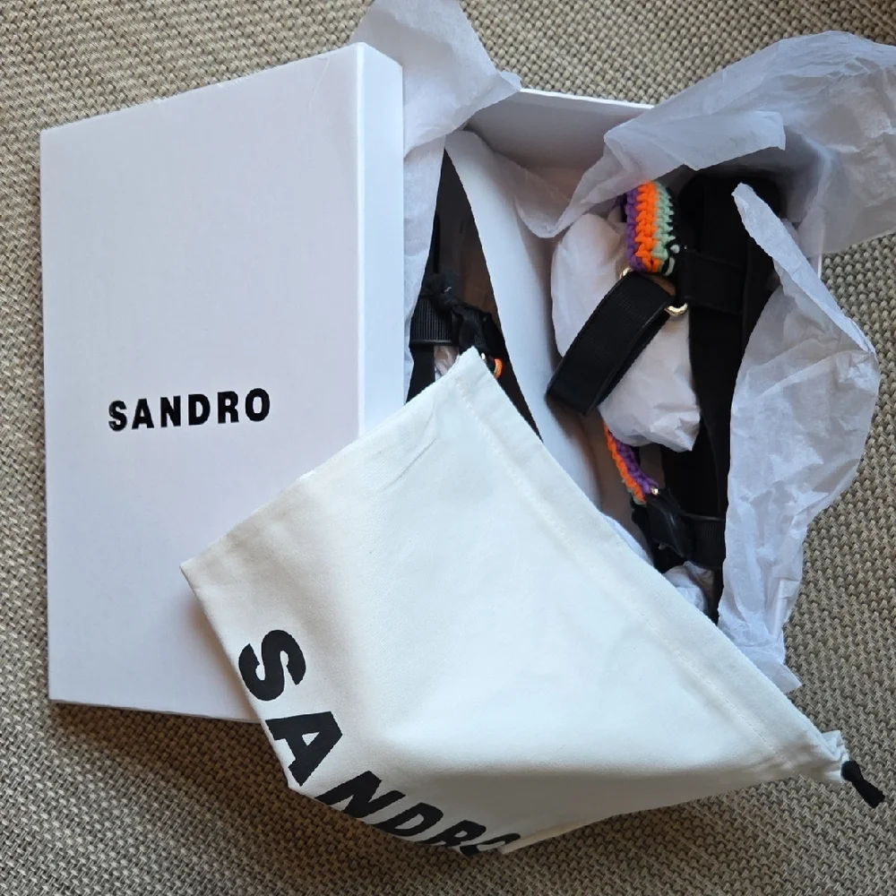 Sandro crochet-knit lug sandals - Picture 9 of 9